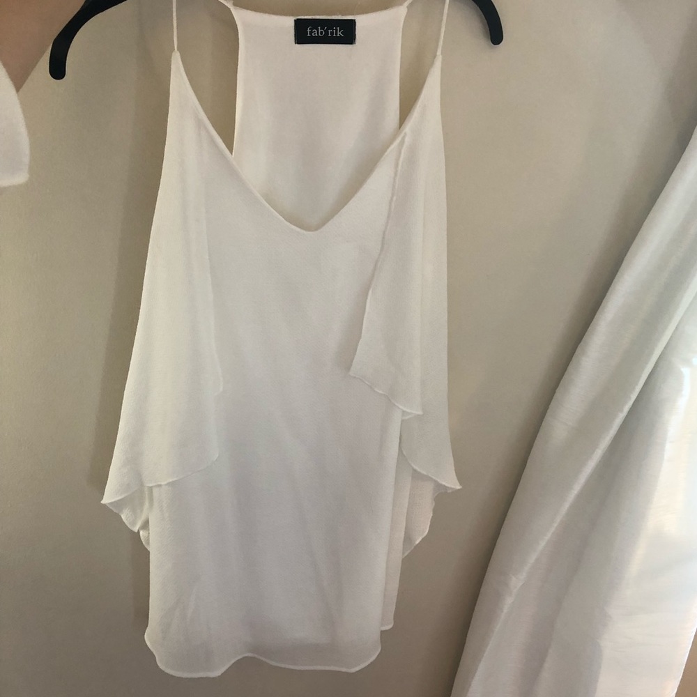 White flowey dress, never worn